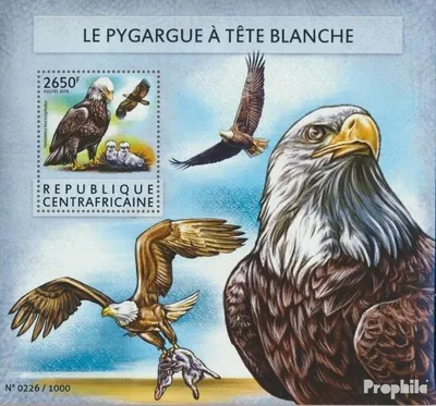 Produktbild von Briefmarken Zentralafrikanische Republik 2015 Mi Block 1339 (kompl. Ausgabe) postfrisch Adler