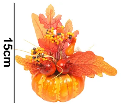 Obrázek produktu pro Umělé dekorace na Halloween – realistické dekorace na motiv dýně
