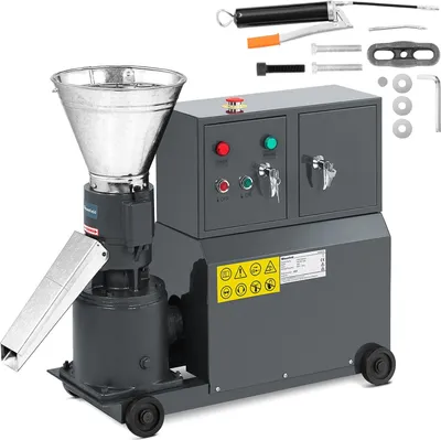 Obrázek produktu pro Expondo Wiesenfield Lis na pelety – max. 100 kg/h – Ø 120 mm – uzamykatelný prostor – 2 válce