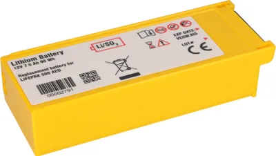 Produktbild von Lithiumbatterie für Physio Control Defibrillator Lifepak 500