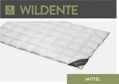 Produktbild von Spessarttraum Daunendecke Wildente Füllung: 100% Daunen Bezug: 100% Baumwolle Größe 155x220cm Wärmeklasse medium