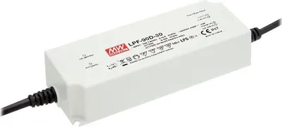 Produktbild von MEAN WELL LPF-90-24, Lighting, Drinnen, 110 - 230 V, 90 W, 24 V, AC-an-DC