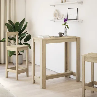 Produktbild von "2026 Aktion"Bartisch/Esstisch für 2 Personen - CLORIS - Küchentisch - Sonoma-Eiche 102x50x103,5 cm Holzwerkstoff - DEMöbel9897737