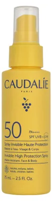Image de Caudalie Vinosun, spray invisible haute protection SPF50