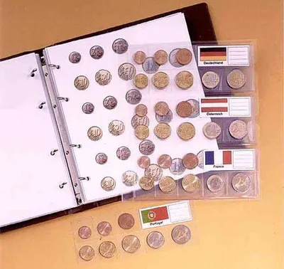 Produktbild von KOBRA-Euro-Münzenalbum Nr. FE grün