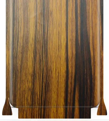 Produktbild von apgo Rückseite + Seiten Schutzfolie, Skin, kompatibel mit Black Shark 2 Pro, Hinten Displayschutzfolie aus Vinylfolie, kratzfest, einfache Montage - Tigerwood
