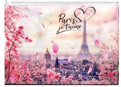 Zdjęcie produktu dla Koperta A4 PP z nadrukiem zip Take Me To Paris - Panta Plast
