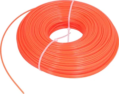 Image de 120 m câble de coupe 2,4 mm nylon rond pièce de remplacement de la ligne d'herbe f��r pelouse