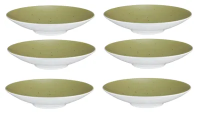 Produktbild von 6 x Coupschale Vorspeisenschale Salatschale Pastabowl Oliv 23cm COUNTRY LIFE Seltmann Weiden Serie Coup Fine Dining