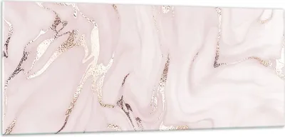 Produktbild von Bilder auf glas - Einteilig - Rosa Marmor verschüttet - 100x40cm - Glasbilder - Wandbilder - Bilder - zum Aufhängen bereit - Wanddekoration aus Glas - Glas Bilder - Wandbild auf Glas - GAB100x40-4799
