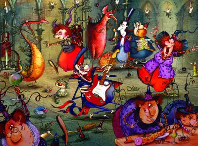 Image de Grafika Puzzle François Ruyer - Fête des sorcières - 2000 pièces