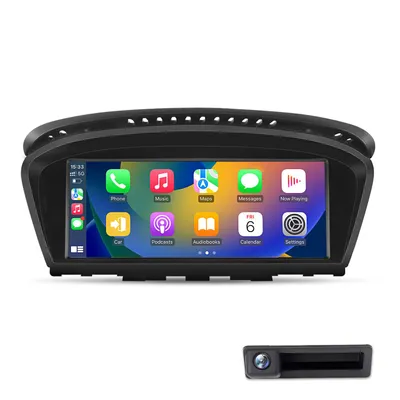 Image de Système de navigation multimédia pour voiture HEXINEX Android 15 pour BMW Série 3 E90 / Série 5 E60 (2004-2012) WIFI, CarPlay,  2 Go + 64 Go