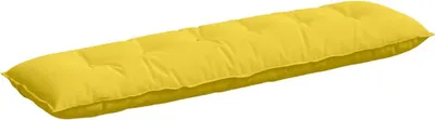 Obrázok produktu pre vidaXL Zadný vankúš svetložltý 180 x 19 x 50 cm látka