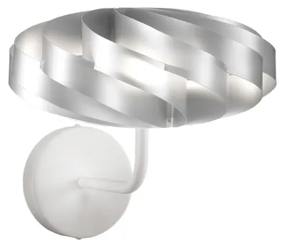 Zdjęcie produktu dla Applique Moderna 1 Luce Flat In Polilux Silver D30  Italy