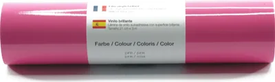 Produktbild von Kreativplotter Vinylfolie glänzend PINK 21x300 cm