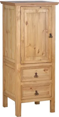 Produktbild von MiaMöbel Küchenmodul Mexico Möbel 63x155x65 cm Landhausstil Massivholz Pinie Honig