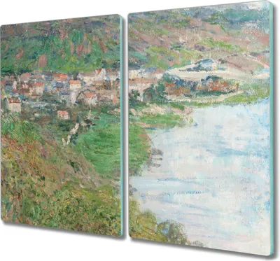 Produktbild von Coloray Hackbrett Kochplattenabdeckung Herdabdeckplatte 2x30x52 cm Schneidebrett Küchenbrett - Ansicht von Vetheuil Monet