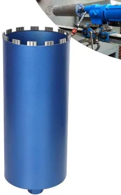 Productafbeelding van Diamantboorkroon - Kernboor - Voor nauwkeurig boren - Lasergelast segment - 192 mm diameter - Zilver
