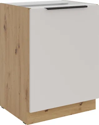 Produktbild von MIRJAN24 Unterschrank Solea 60D1FBB, Stilvoll Küche (Farbe: Artisan Eiche / Cashmere)