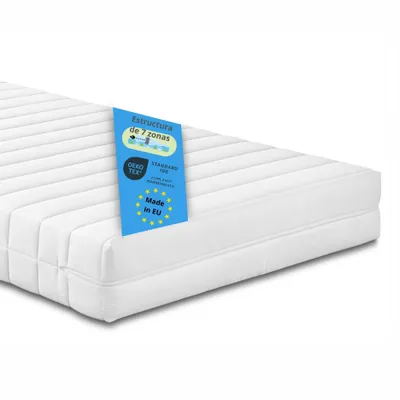 Imagen del producto de Colchón de muelles ensacados de 7 zonas, 90 x 200 cm, H2, 16 cm, sistema de muelles ensacados, Bodyprotect Comfort Line, Imagen generada por IA