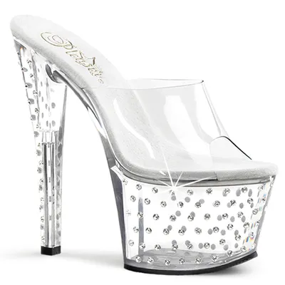 Produktbild von STARDUST-701 Damen Slipper von Pleaser, Transparent , EU 36, US 6