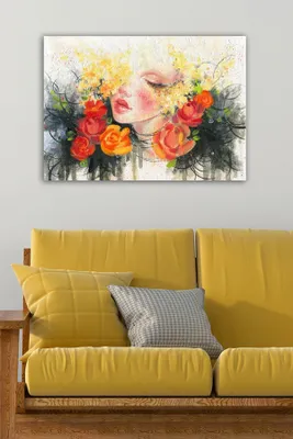 Obrázok produktu pre Wallity, 1452069059- TCR1759, farebné, plátno, 50 x 70 cm, 100% plátno