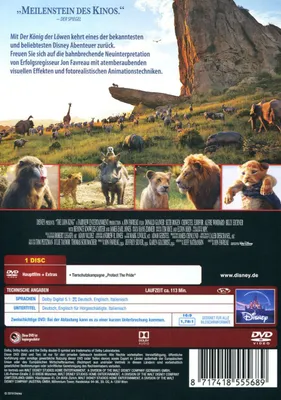 Obrázek produktu pro König der Löwen (Live Action Verfilmung) [DVD]
