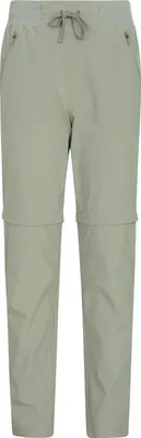 Image de Mountain Warehouse - Pantalon de randonnée « Explorer » pour femme MW1370 (34 DE court) (vert kaki)