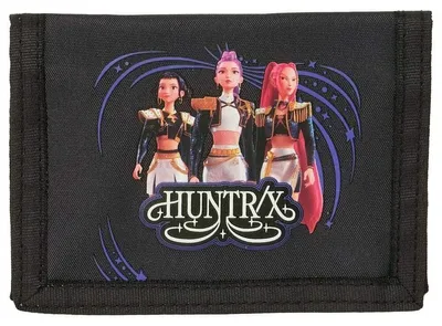 Imagen del producto de Safta, cartera de cuero con temática de cazadores de demonios K-pop, color . Para niños, color , talla única
