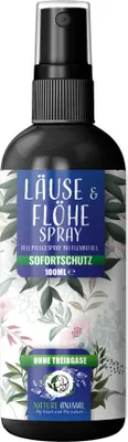 Produktbild von Nature Animal® Läuse & Flöhe Spray – Flohschutz für Ihr Haustier – Flohmittel für Hunde und Katzen – Ungeziefer Befall – Fellpflegespray - Flohbefall