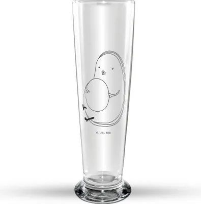 Produktbild von Mr. & Mrs. Panda Trinkglas Avocado Pfeifen - Transparent - Geschenk, Bierbecher, Ernährung, Abnehmen, Diät, Glasbierglas, Glasbecher, Bierglas, Veggie, Bier Glas