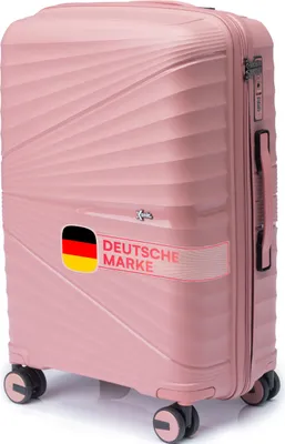 Produktbild von Xonic® Hartschalenkoffer L für 65L - Bruchsicherer Rollkoffer Polypropylen mit 360° Doppelrollen & TSA-Schloss - Reisekoffer Nude Rosé