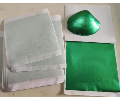 Immagine prodotto di Foglio d'oro metallizzato, 7 colori, 700 fogli, 8,9 x 8,9 cm, per arte e decorazioni
