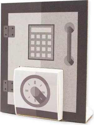 Produktbild von itenga Geldgeschenkverpackung Tresor Safe