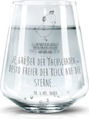Produktbild von Mr. & Mrs. Panda Glas Axolotl Tanzen - Transparent - Geschenk, Sterne, Lurche, Trinkglas, gut Gelaunt, Becherglas, Lurch, Trinkgefäß, Wasserglas, Tumbler