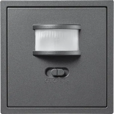 Produktbild von McPower Bewegungsmelder 160° Unterputz Wandmontage | Shallow | 9m Reichweite 230V, Schwarz