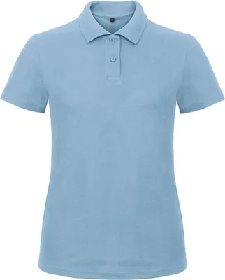 Produktbild von B&C PWI11 | Damen Polo ID.001 /Femininer Schnitt - Farbe: Light Blue - Größe: S
