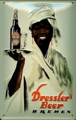 Produktbild von Blechschild Dressler Beer Bier Bremen Schild Werbeschild retro Nostalgieschild