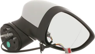Produktbild von RIDEX 50O0112 Außenspiegel Seitenspiegel Rechts für FORD Fiesta Mk6 Schrägheck (JA8, JR8) Asphärisch Grundiert