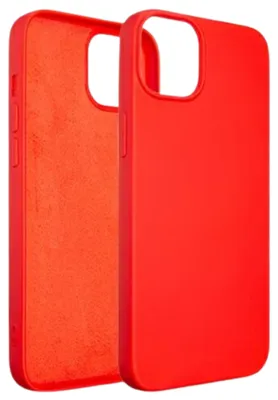 Produktbild von Beline Silikonhülle für iPhone 15 Plus (6,7 Zoll) rot