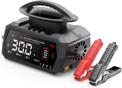 Immagine prodotto di Caricabatterie automatico e caricabatterie a mantenimento per veicoli a 6V, 12V e 24V