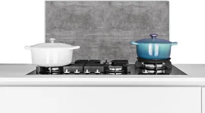Obrázek produktu pro KitchenYeah® Splashback kitchen - Kuchyňský splashback - Ochrana stěny sporáku a dřezu - Beton - Vzor - Antique 70x30 - Alu-Dibond (alternativa ke skleněnému splashbacku) - Tepelně odolný - Splashback na sporák