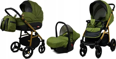 Image de BabyLux® Axel | Ensemble pour chat 3-en-1 | Olive | Combinaison de chat | Ensemble pour chat | Buggy + Babyw