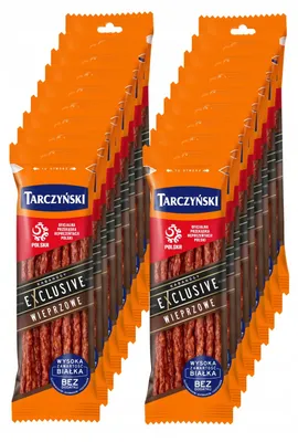 Produktbild von Tarczynski Kabanossi 18x 105g - Cabanossi Schweinefleisch - Kabanos Wurst