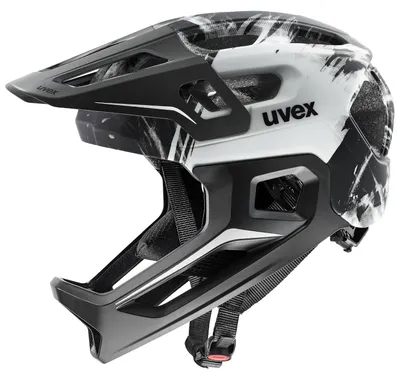 Zdjęcie produktu dla Uvex Kask rowerowy fullface czarny-biały 52-56 cm