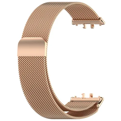 Produktbild von BStrap Milanese Armband für Samsung Galaxy Fit 3, rose gold