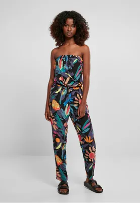 Image de Urban Classics Ladies Viscose Bandeau Jumpsuit blackfruity - XS