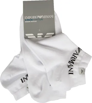 Zdjęcie produktu dla Zestaw 3 par krótkich skarpetek Socke Inside dla mężczyzn EMPORIO ARMANI, nr art. 300008 1P254 SOCKS SET TRIPACK INSIDE, XS – EU 36/38 – UK 3/4 – USA 3,5/5,5 – CN 24/26, bawełna 60%, poliamid 38%, Elasthan 2%