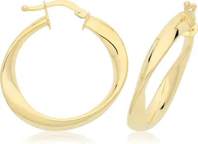 Productafbeelding van Oorbellen voor dames, goud 375/1000 - 28mm * 4mm; TRS35931