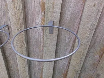 Produktbild von Einzelner Wand-Topfhalter aus Eisen, Blumenhalter zur Wanddekoration, 19 cm